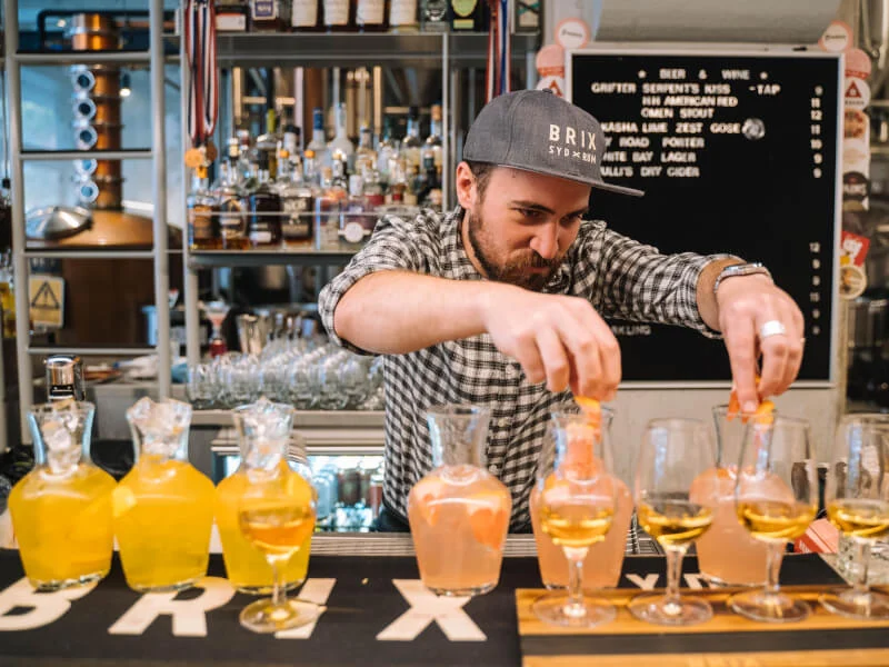 Mixology class at Portside Tavern